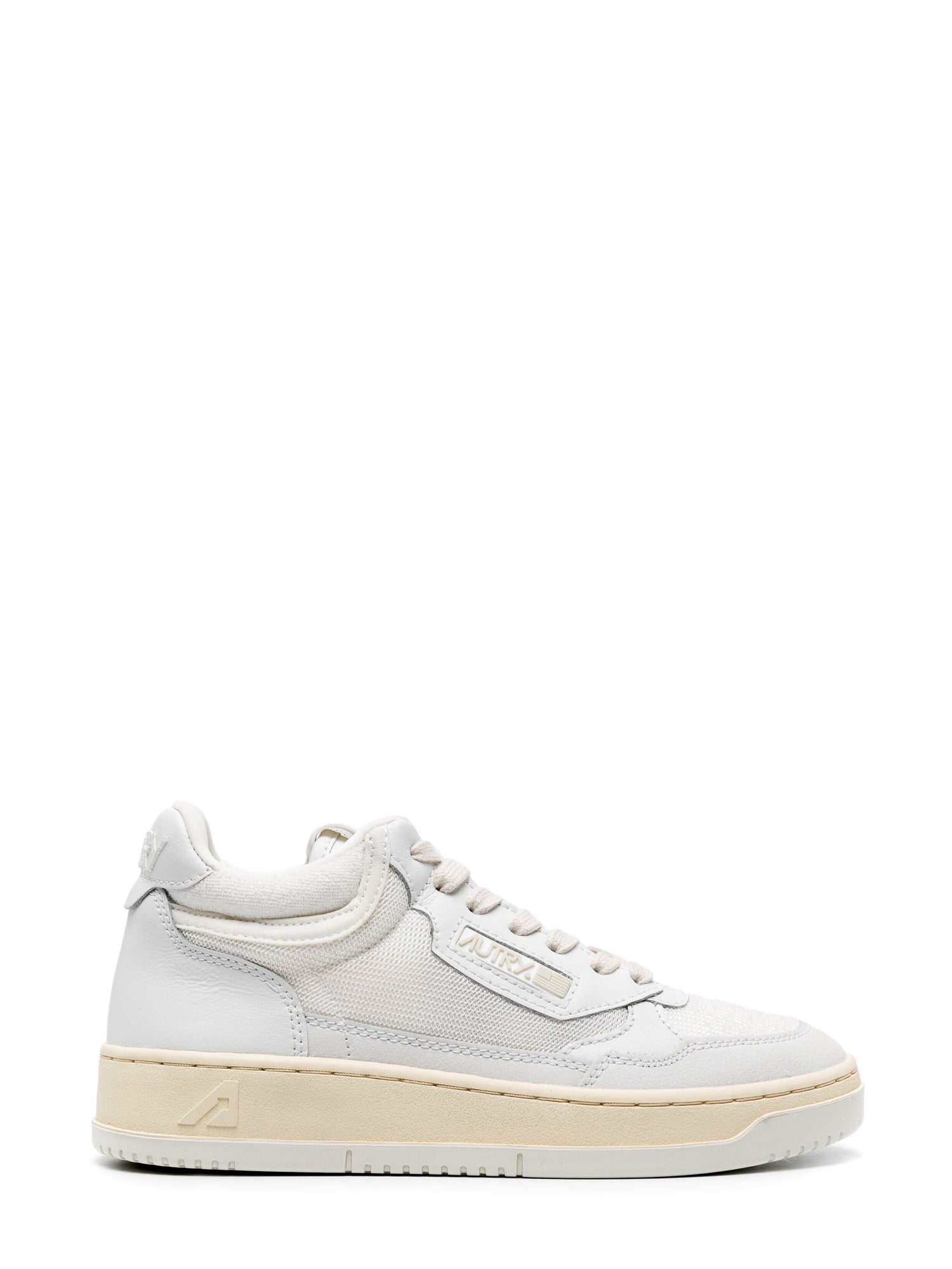 Tennis mid sneakers, tennis/leather white