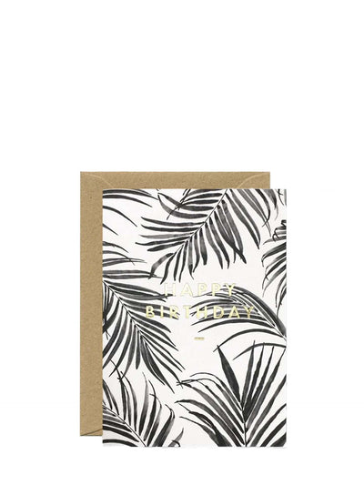 Palm tree HBD birthday card