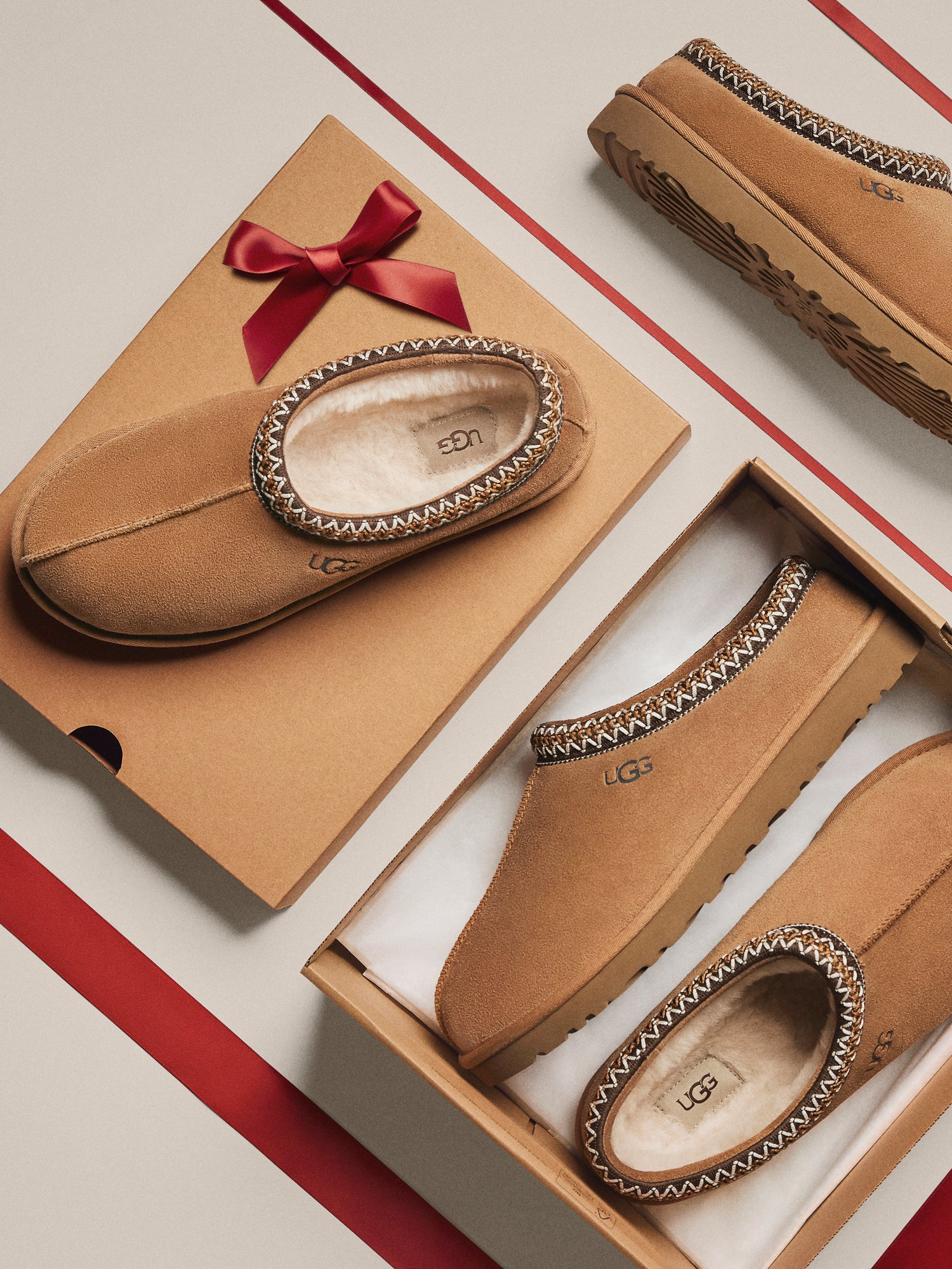 Tasman slippers, Chestnut