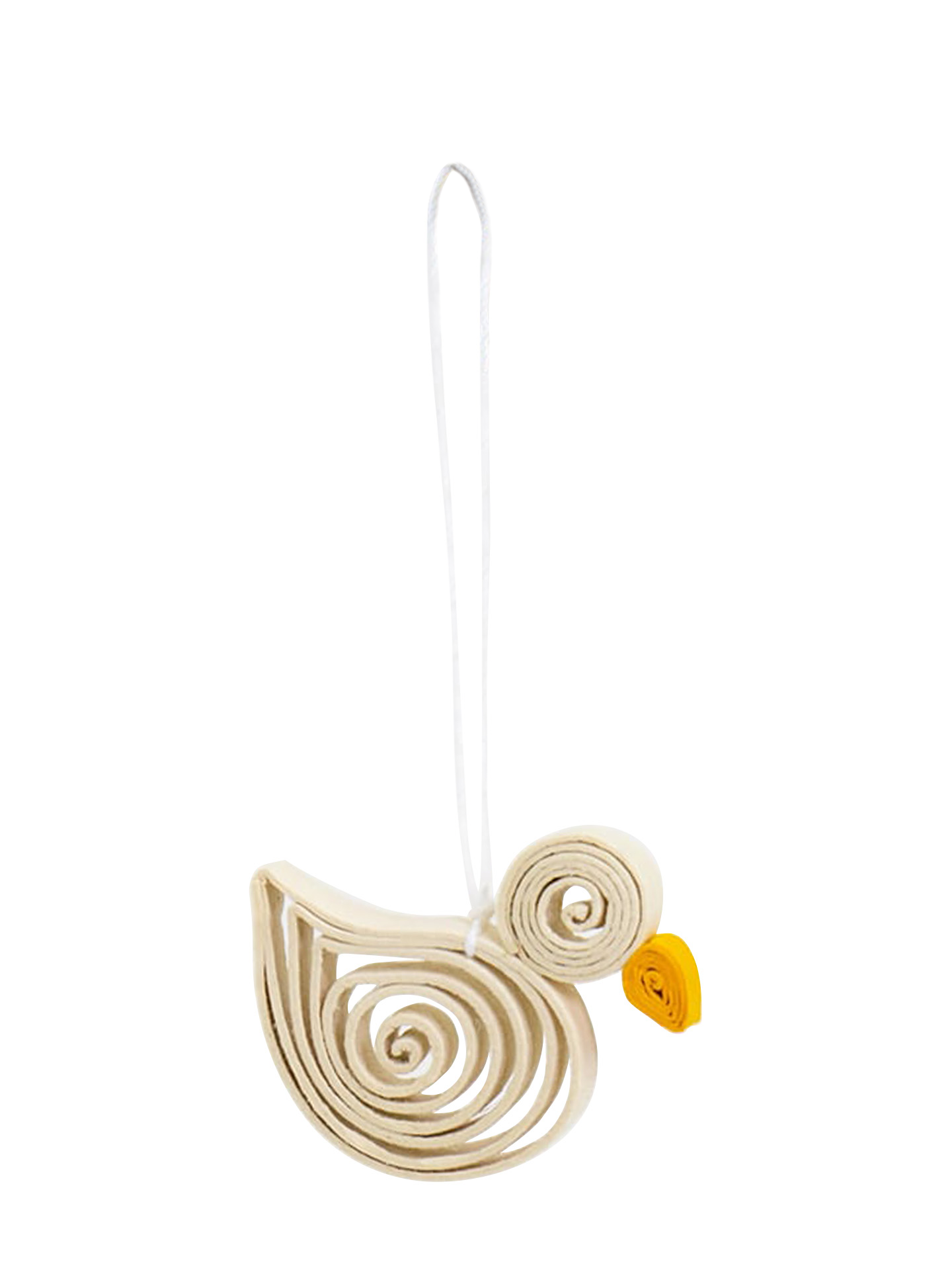 Quilled Chicken Easter ornament, set of 10