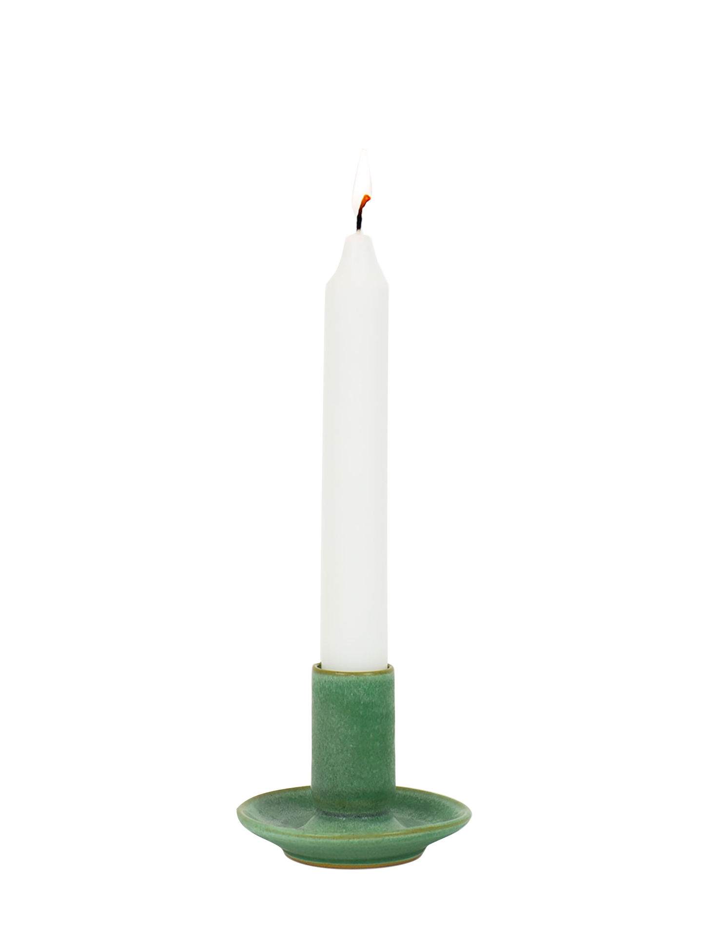 Hera candle holder, green