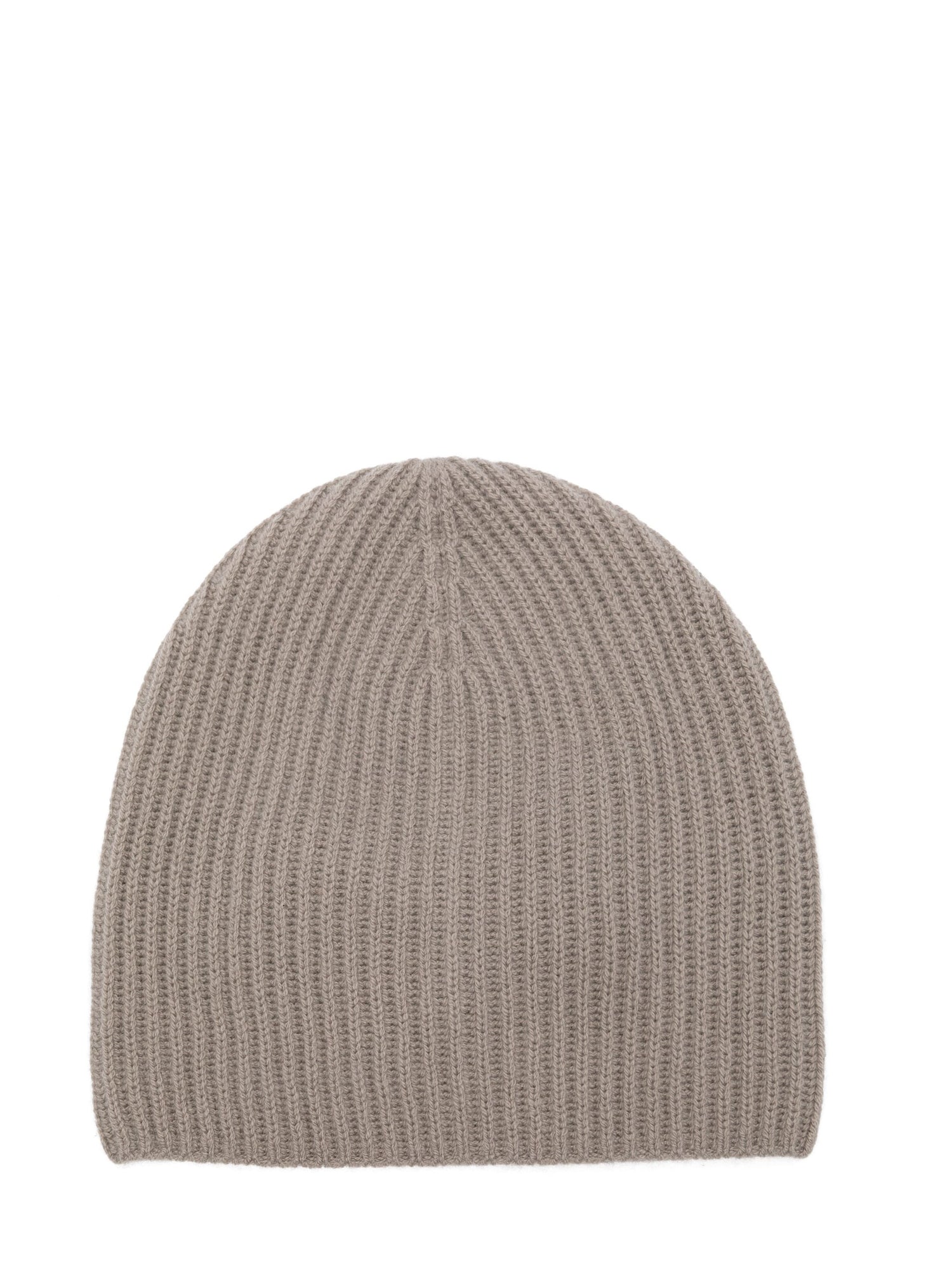 Mini ribbed cashmere beanie, taupe (85)