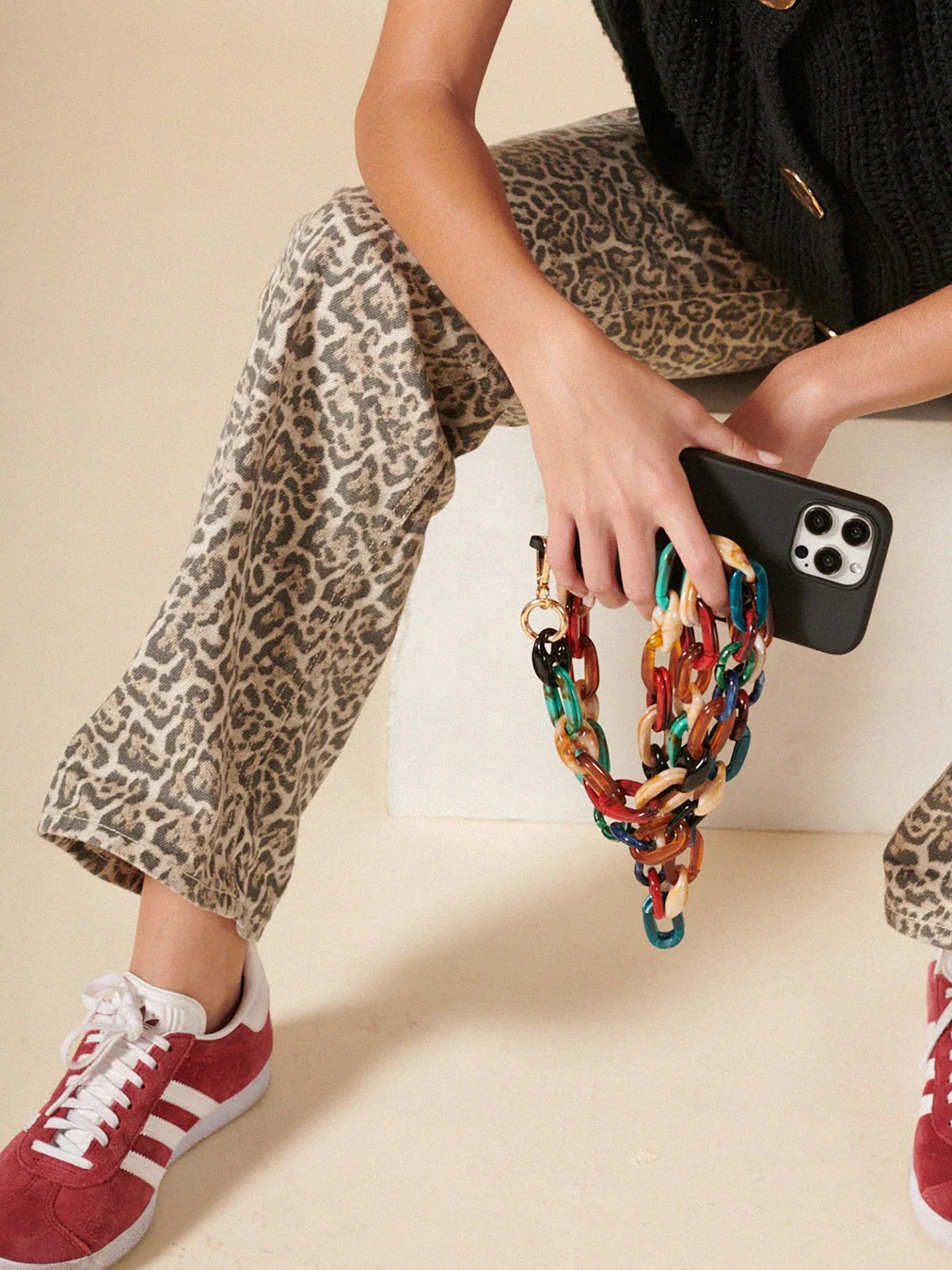 Crossbody Strap for iPhone, Ambre Multicolour