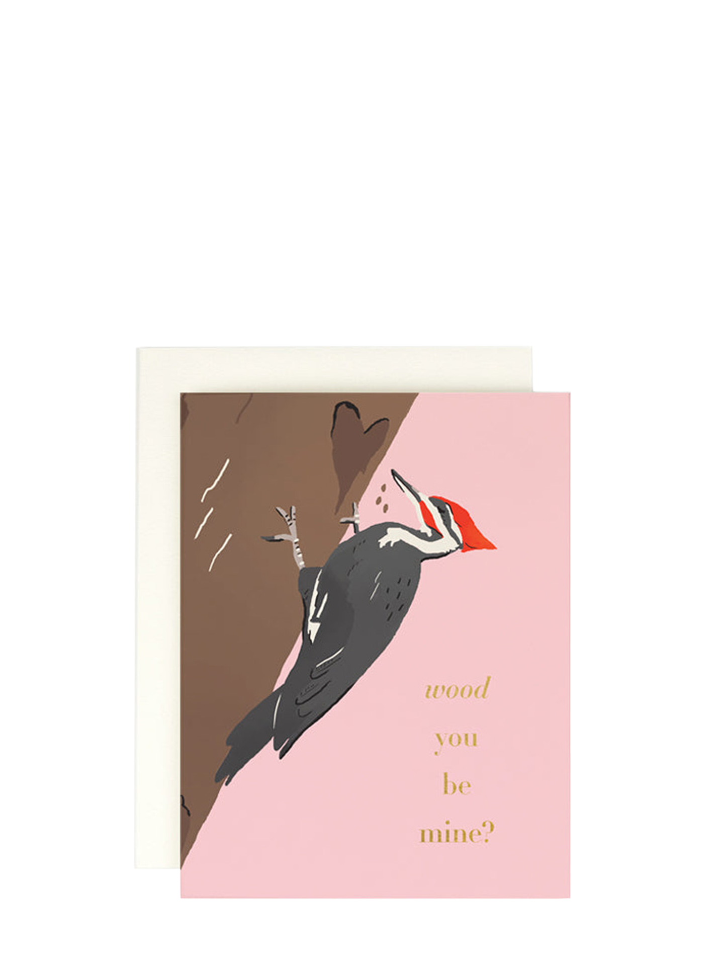 Wood you be mine love card
