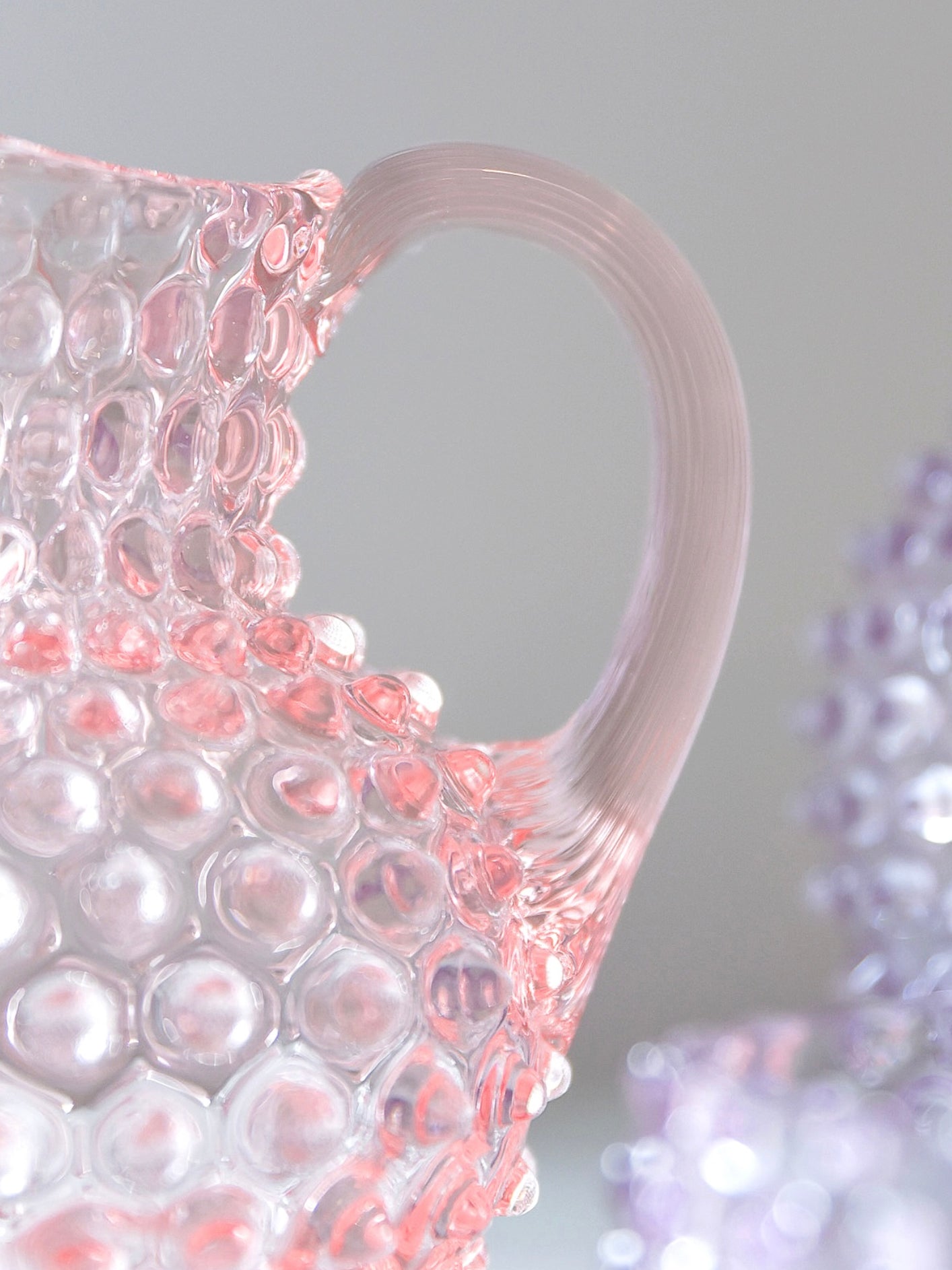Paris hobnail jug 2 L, Rosa