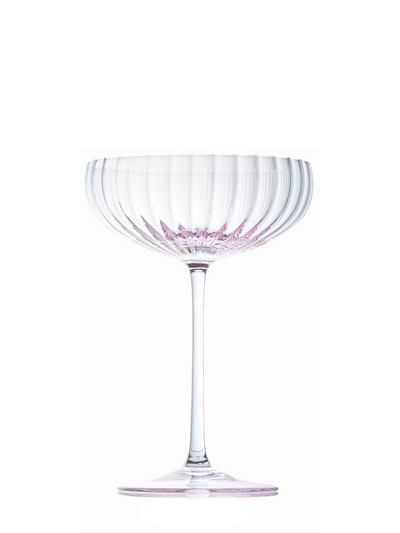 Lyon champagne saucer, lilac