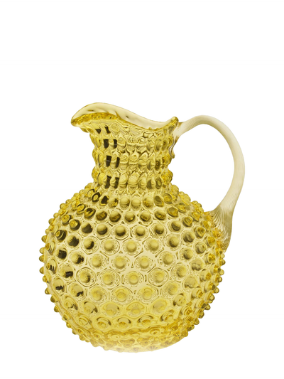 Paris hobnail jug (2 L), Citron yellow