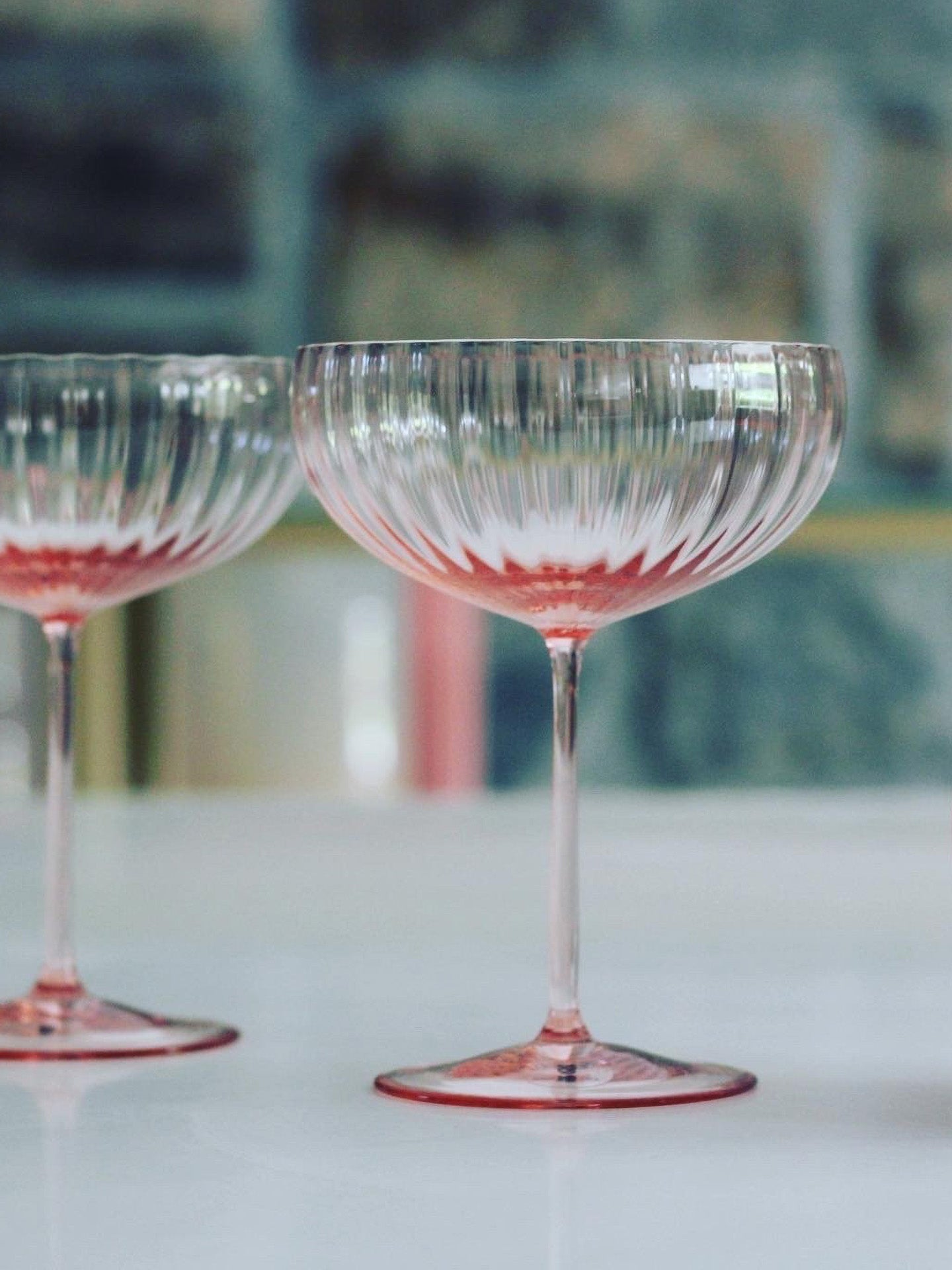 Lyon champagne saucer, rosa