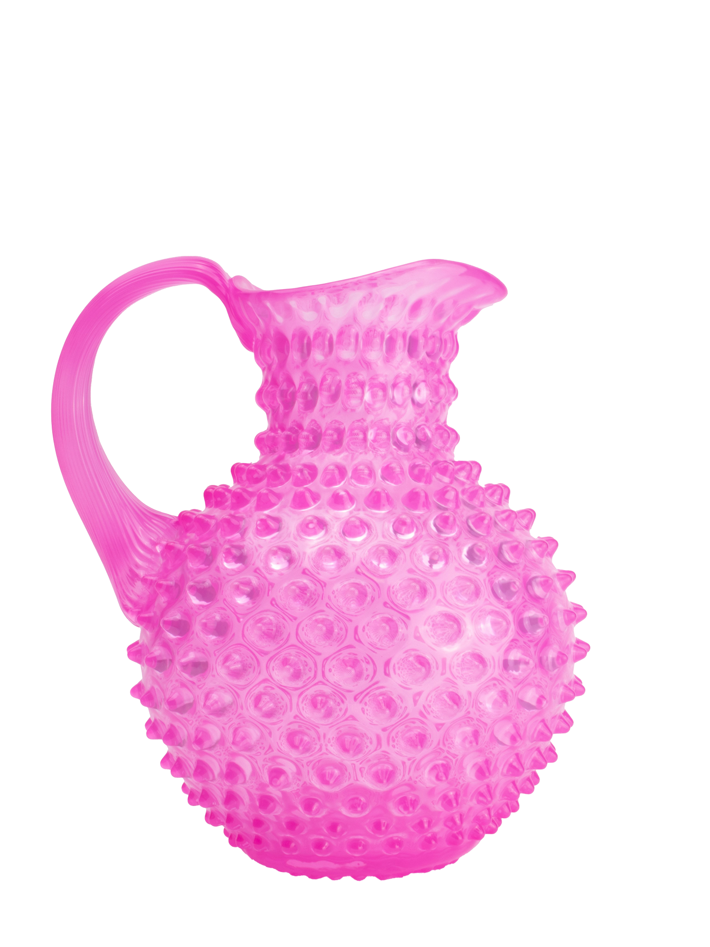 Alice's Paris hobnail jug 2 L, Bright pink