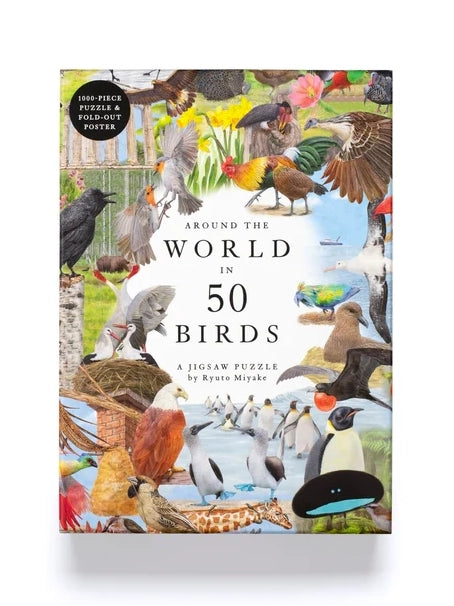 Around the World in 50 Birds, 1000 Pieces Puzzle
