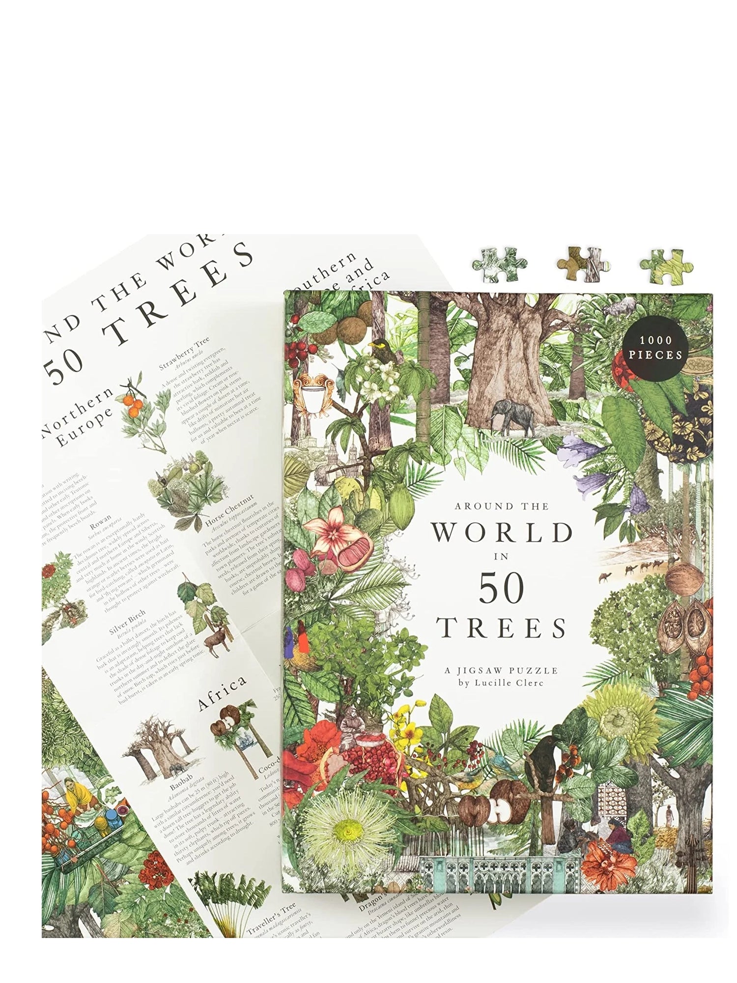 Around the World in 50 Trees puzzle (1000 pcs)