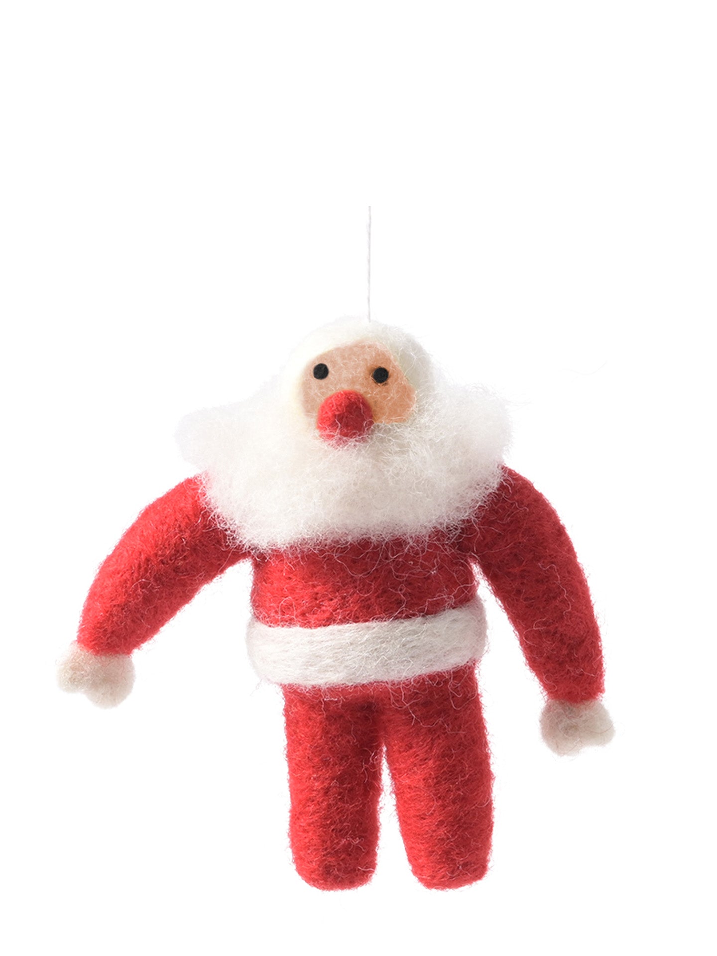 Woollen Santa ornament