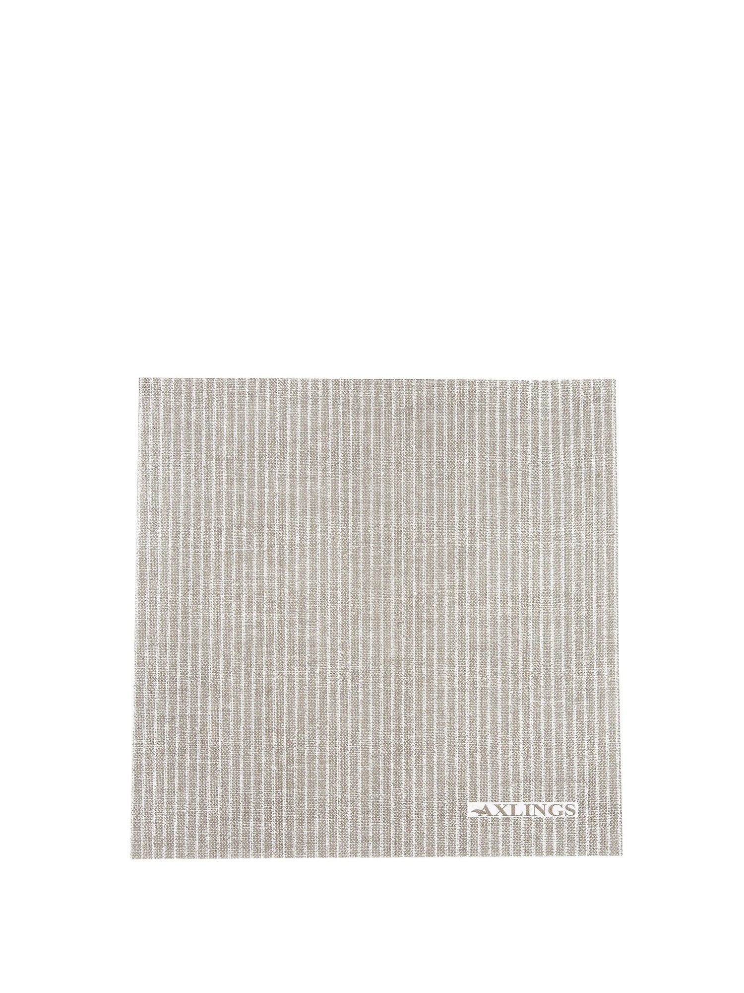 Pinstripe paper napkin, natur (50pcs)