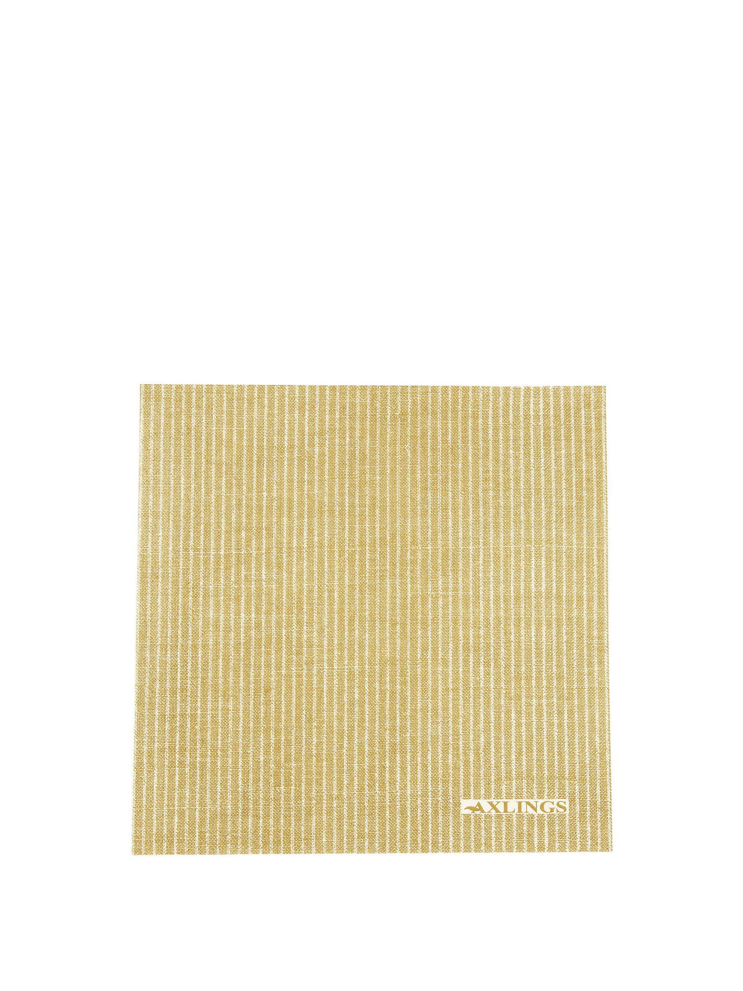 Pinstripe paper napkin, ocra (50pcs)