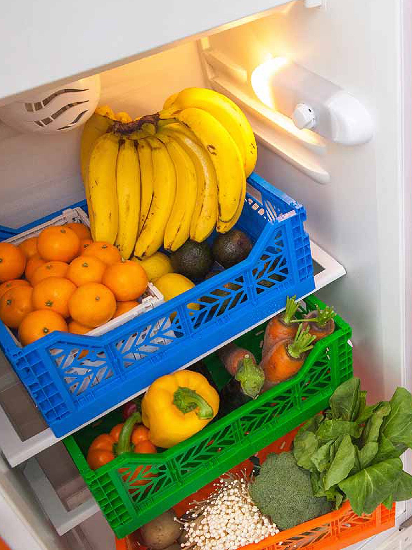 AYKASA Midi stackable crate, 42 colours