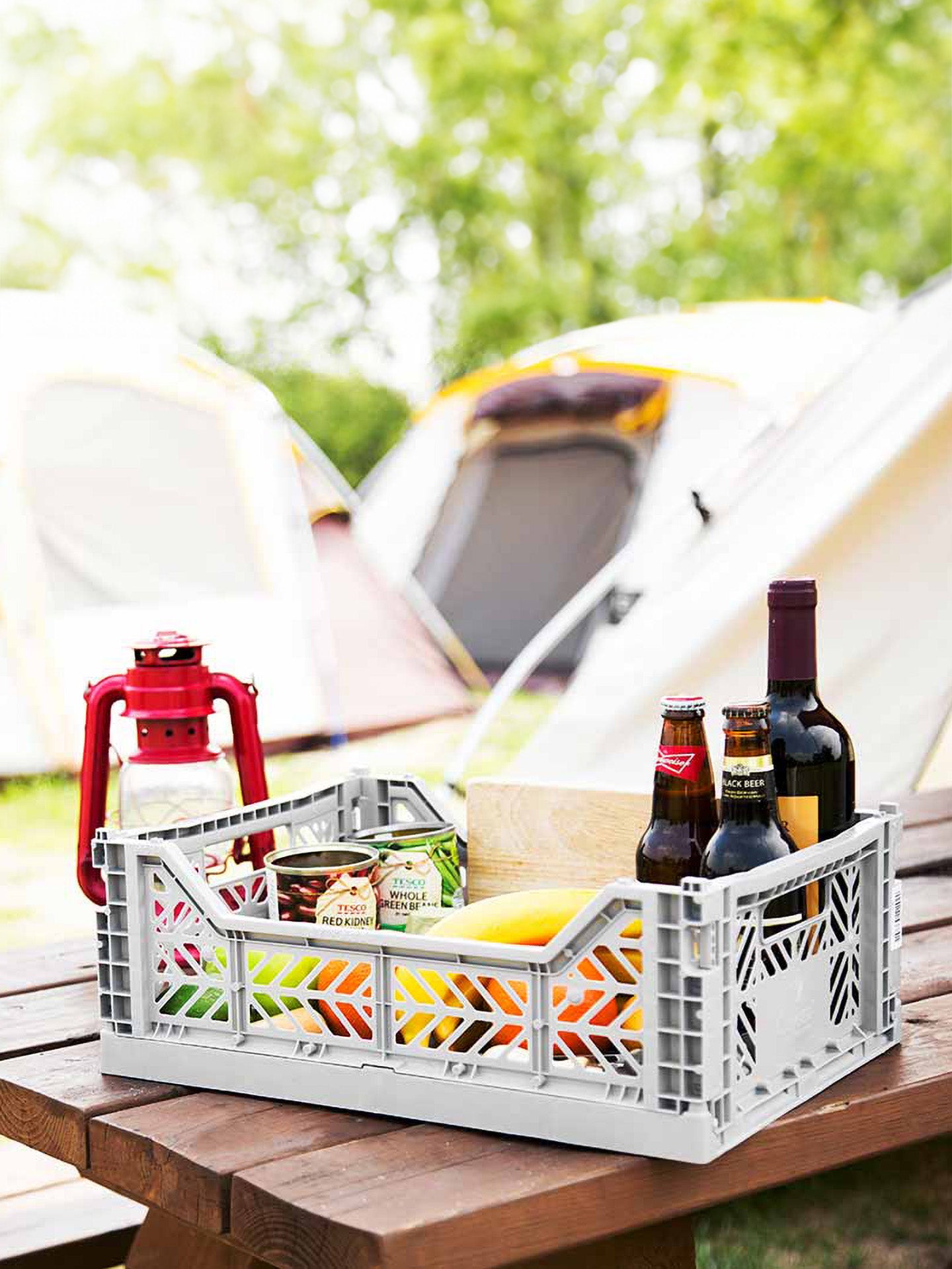 The Aykasa medium size storage box is food-safe and great for carrying