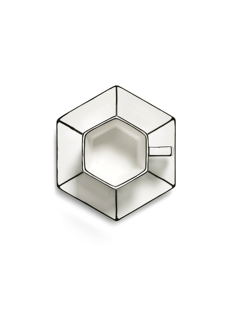 Carte Blanche espresso cup and saucer