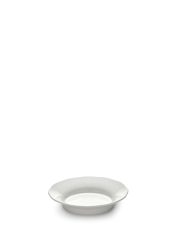 Silhouette deep side plate, soft white (18,5cm)