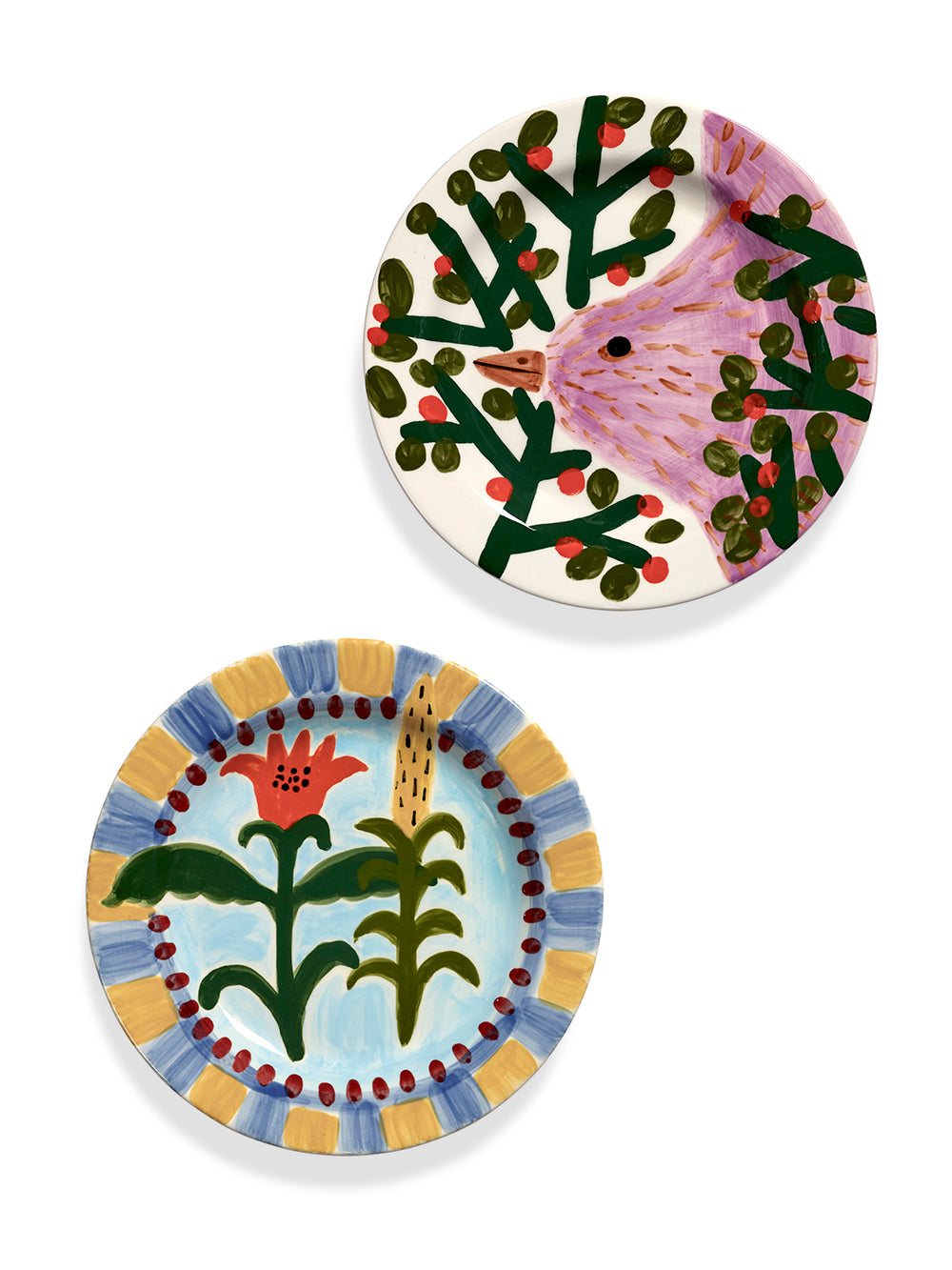 Jane January dinner plate N°01, 2 colours