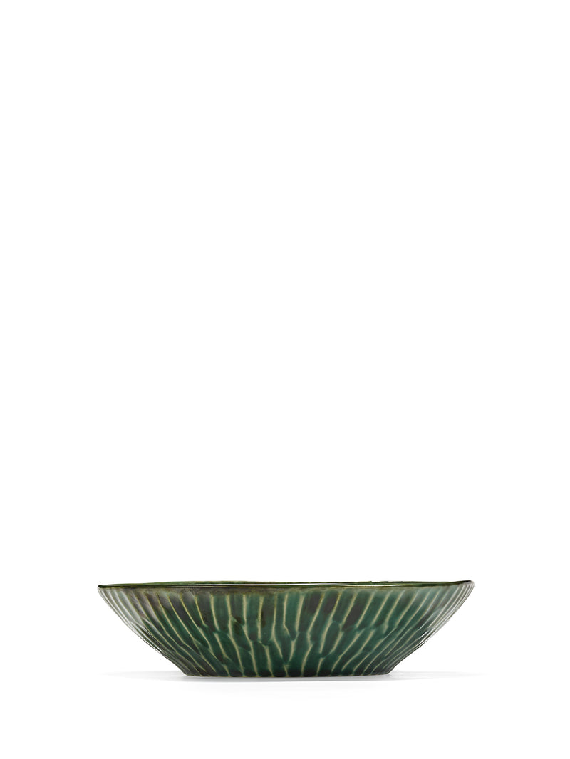 Verde Lanza small serving plate (22cm), green