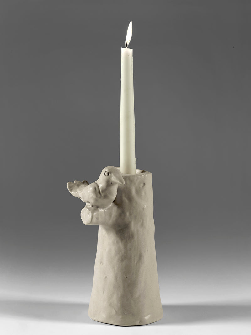 Cosas Lindas Candle holder B, ivory