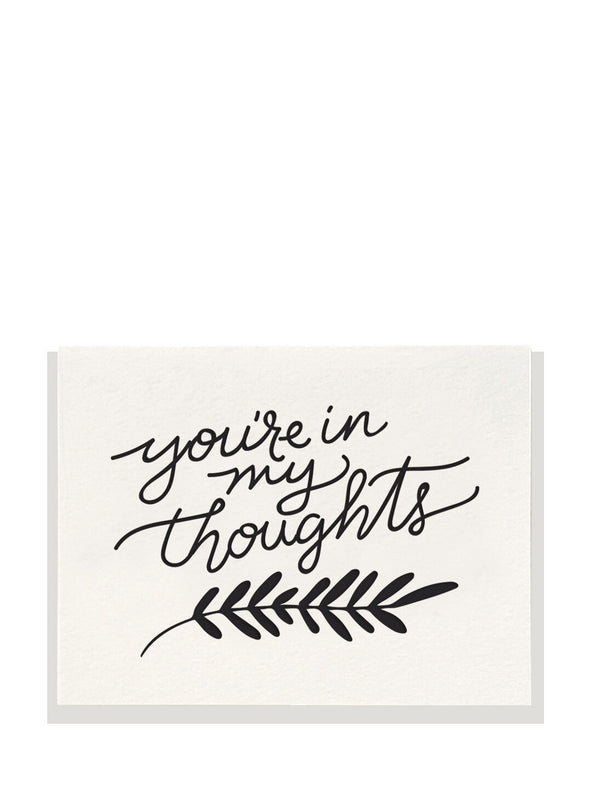 You're In My Thoughts, Sympathy Card
