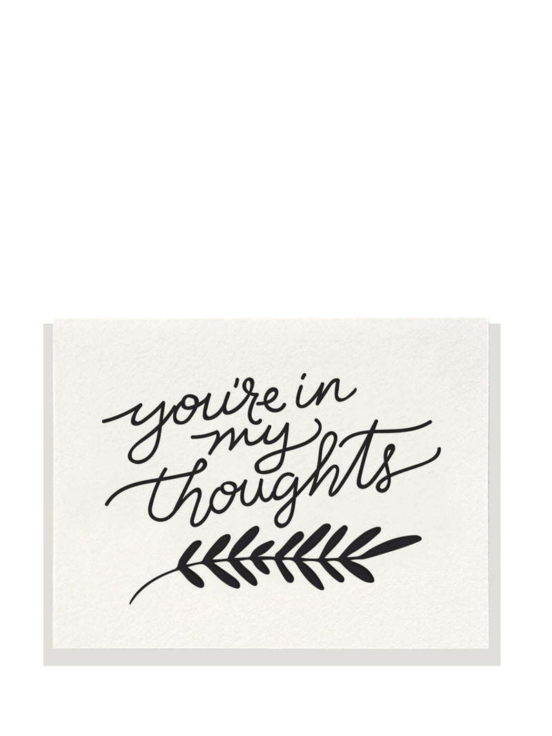 You're In My Thoughts, Sympathy Card