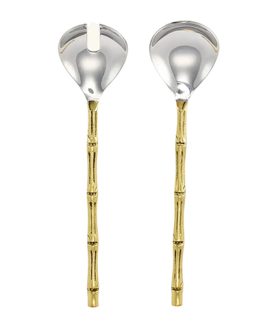 Bodhi bamboo salad server set in giftbox