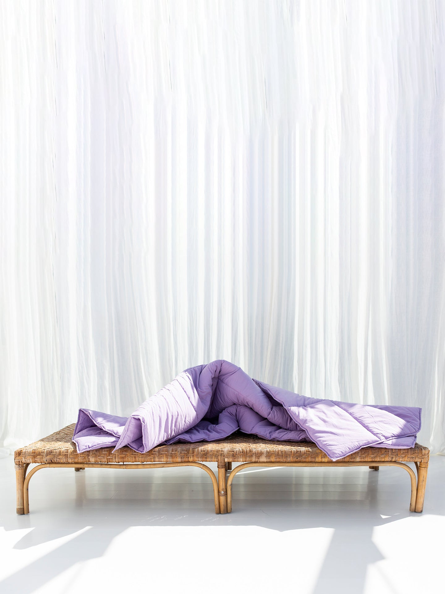 Puffy Blanket, lavender