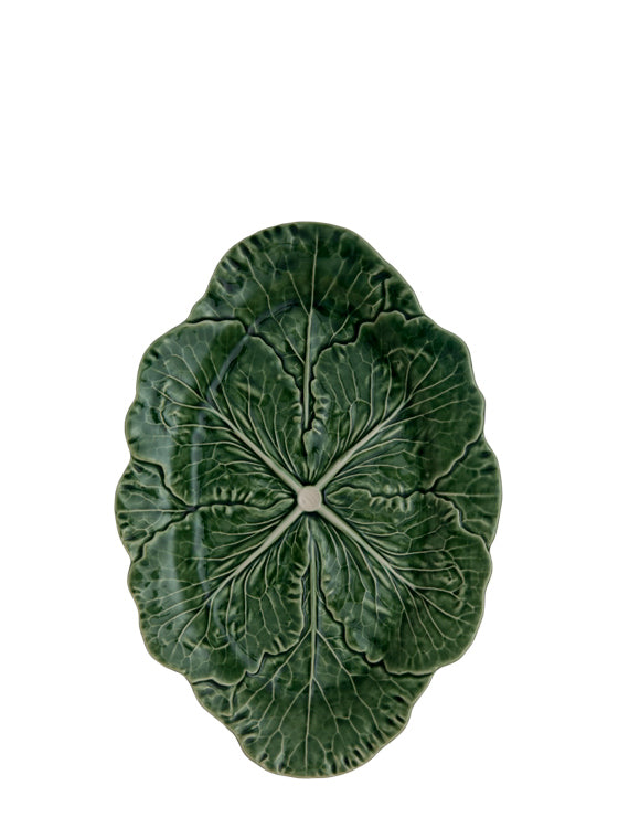 Small oval cabbage platter, green (37,5 cm)