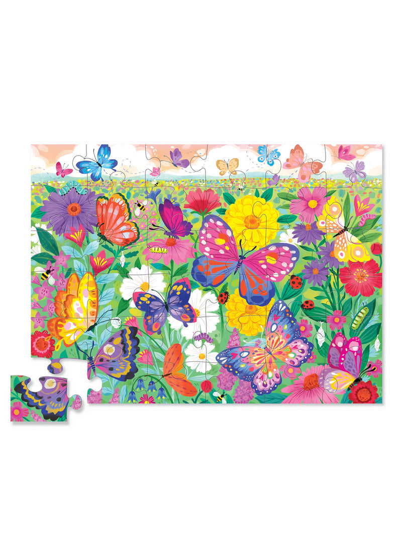Butterfly Garden Floor Puzzle (36 pieces)