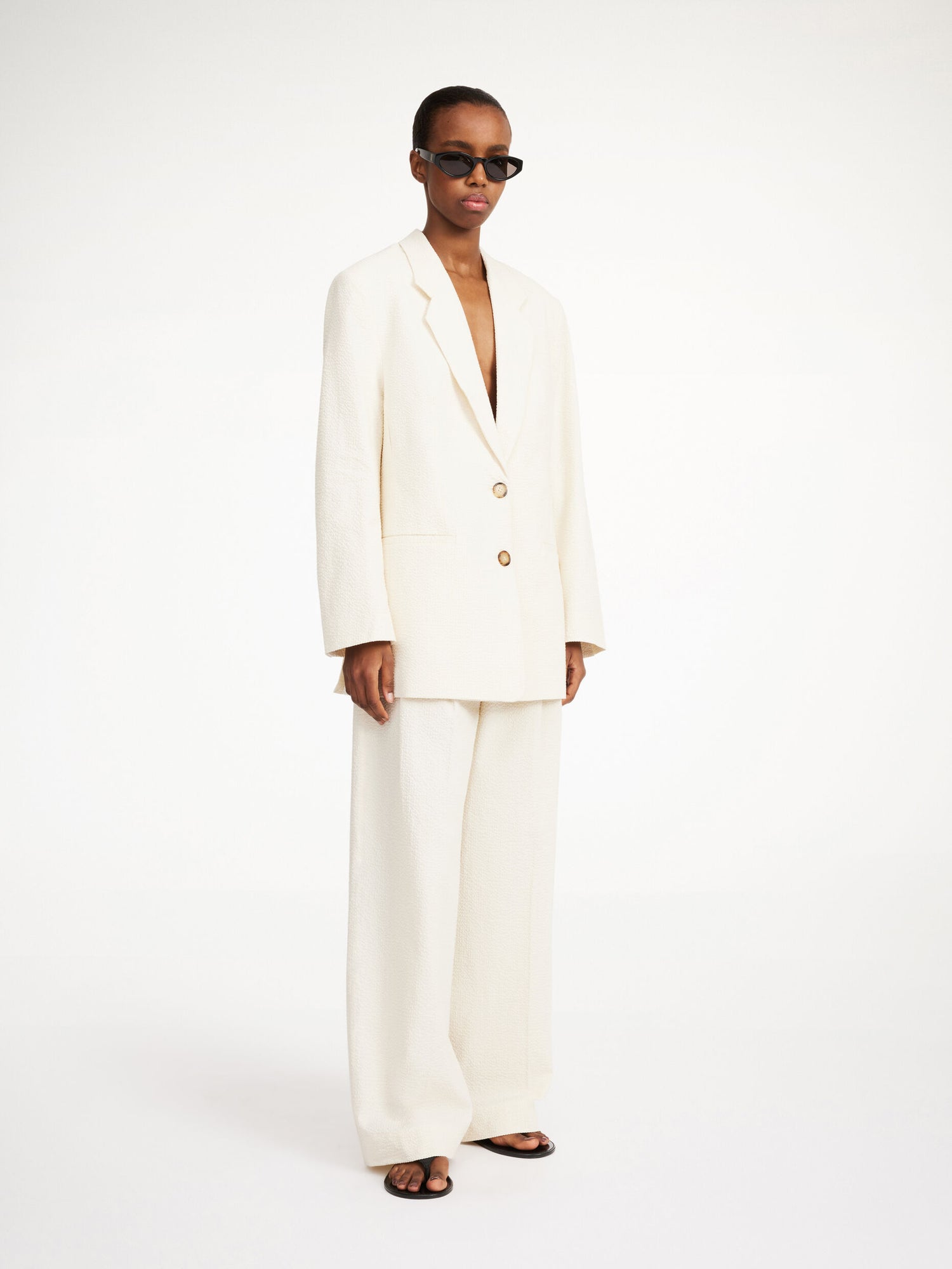 Ophie blazer, soft white