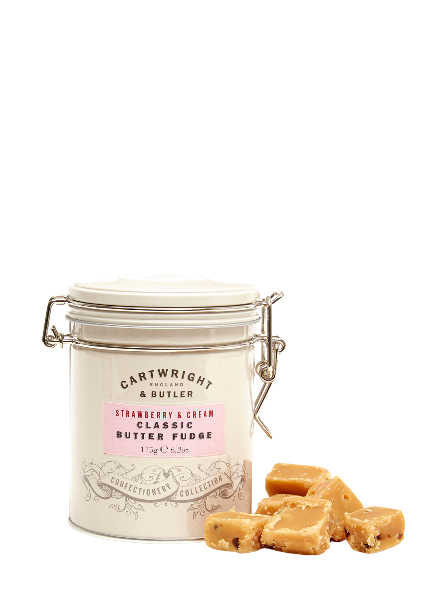 Fudge in Tin 175g, 7 flavours