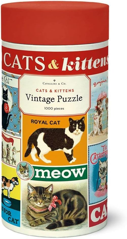 Vintage Puzzle, Cats (1000 pcs)