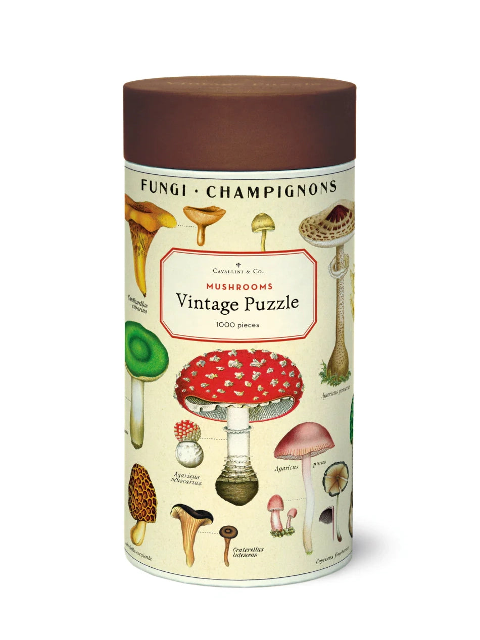 Vintage puzzle, Mushrooms (1000 pcs)