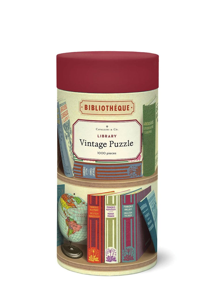 Bibliothèque vintage puzzle (1000 pcs)