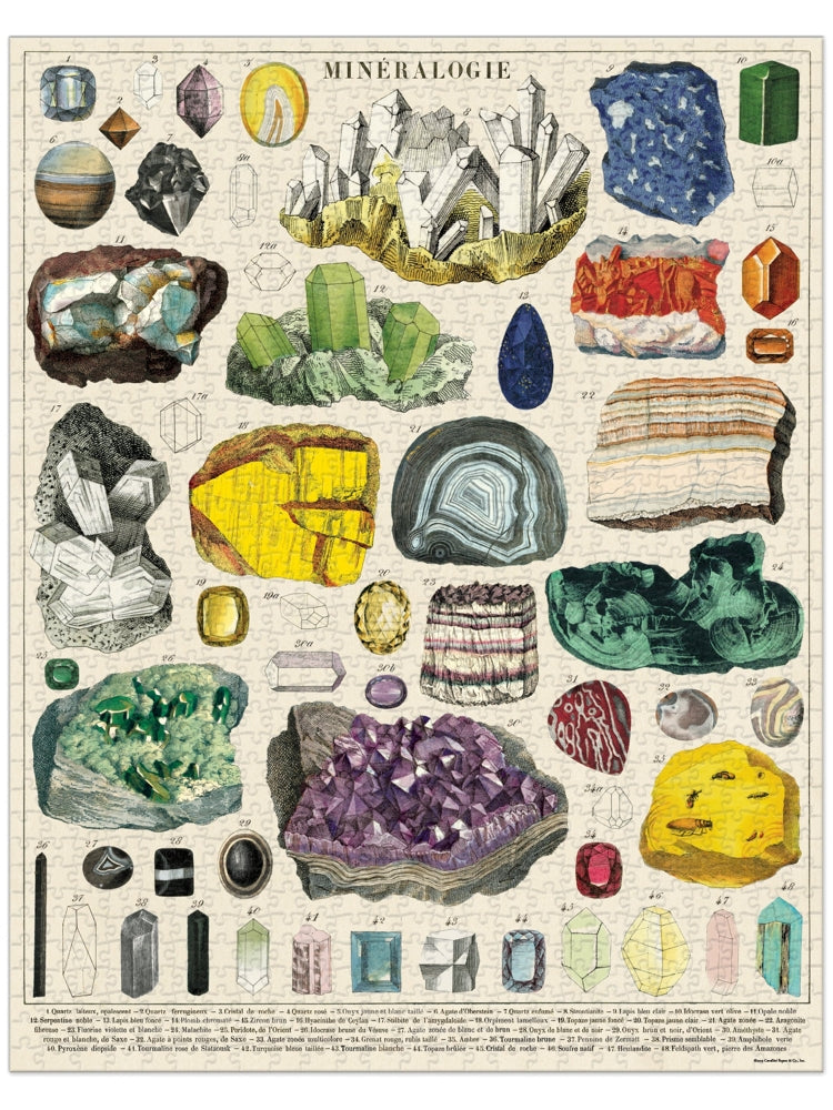 Mineralogy vintage puzzle (1000 pieces)