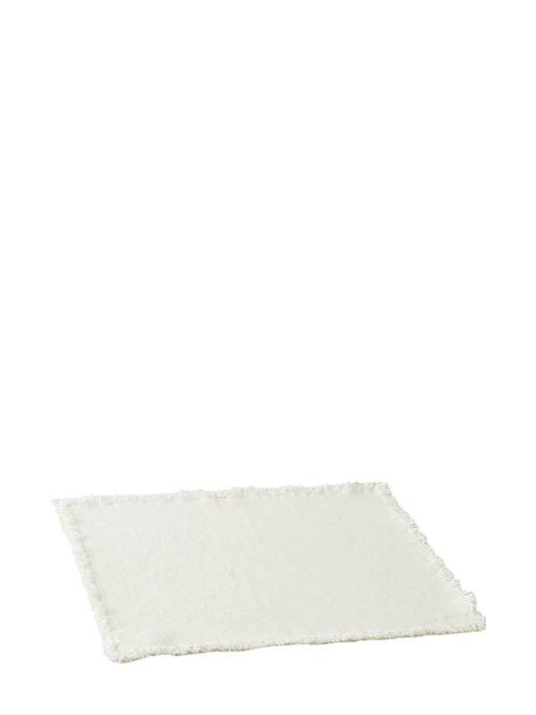 Linen placemat Colorado, white