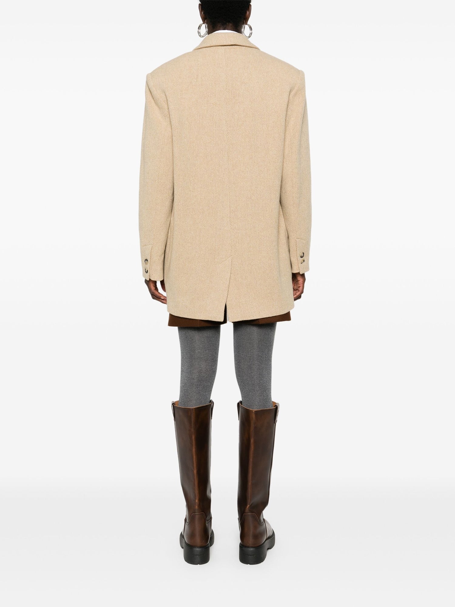 Cikaito over jacket, ecru