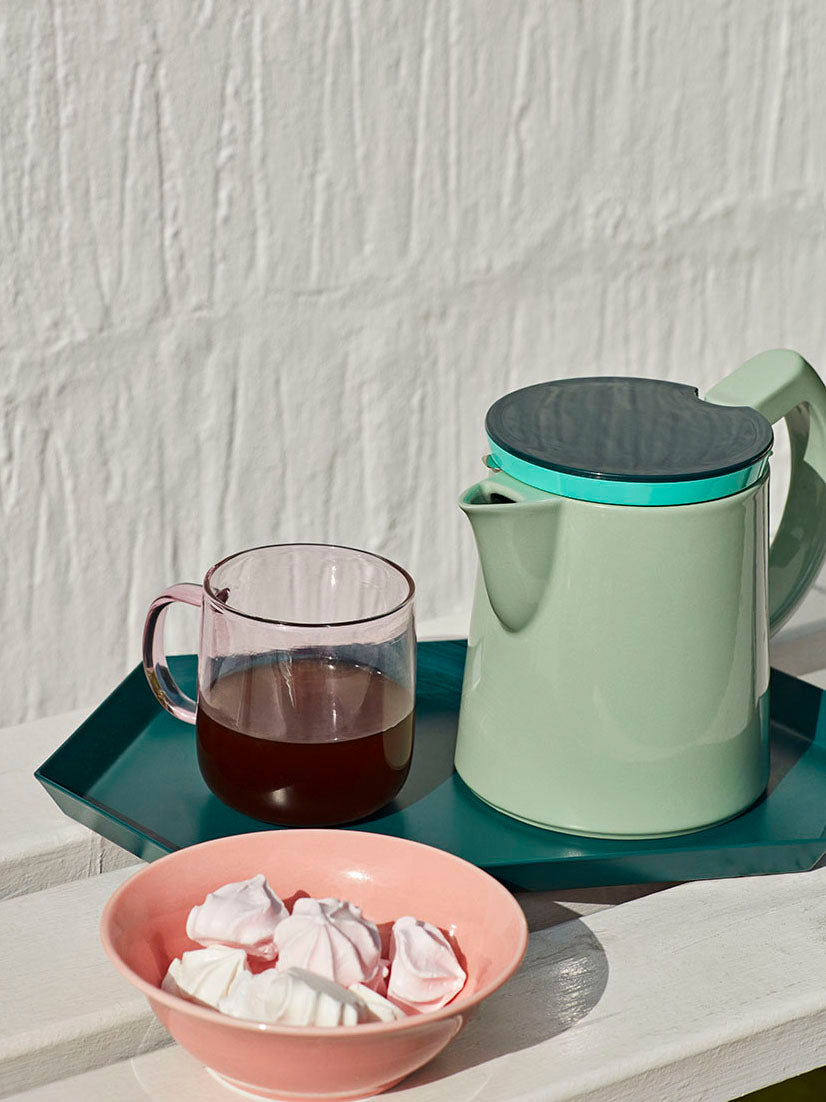 Coffee Mug, Pink Glass