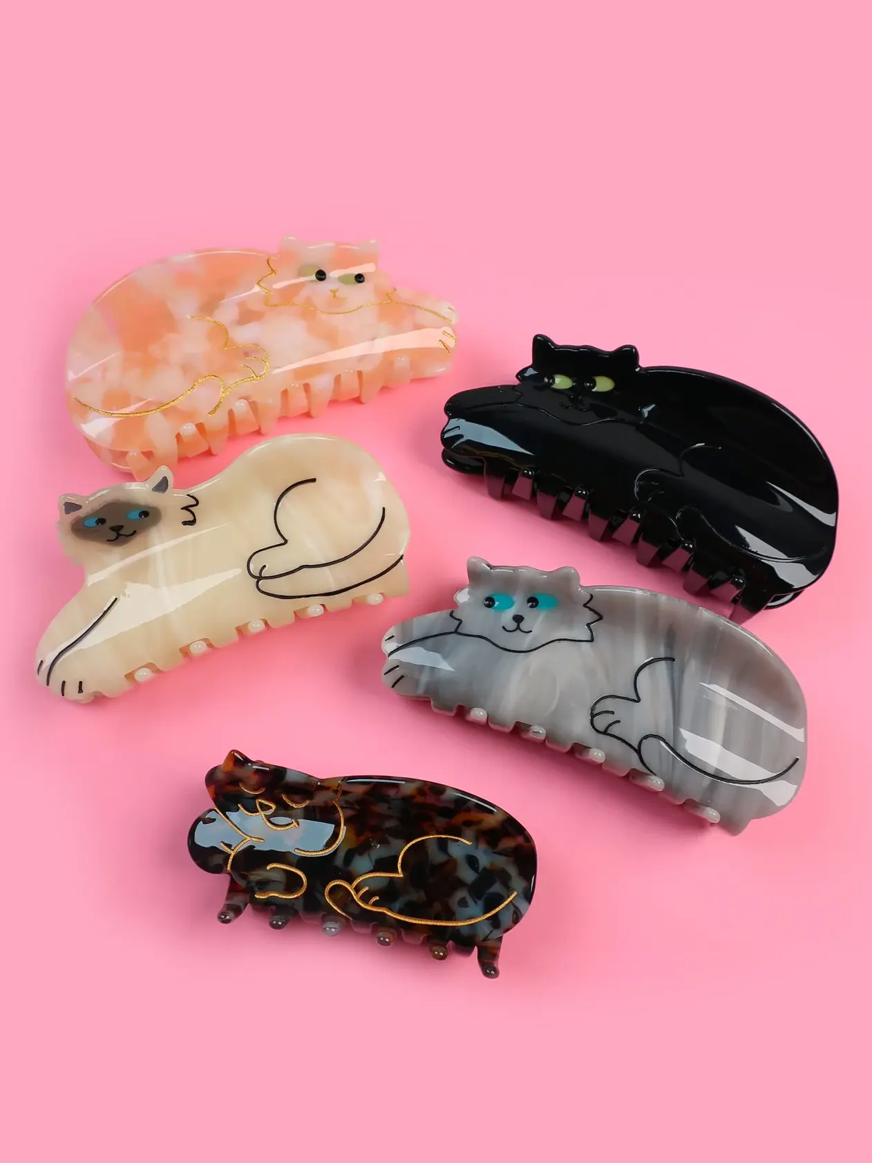 Ginger Cat Hair Claw