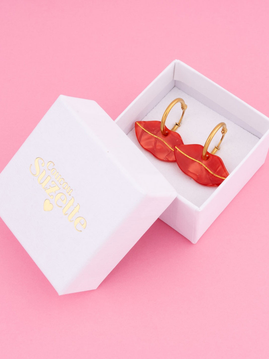 Lips earrings