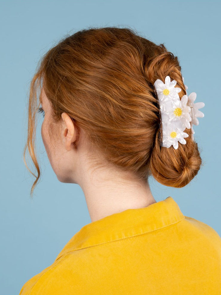 Big daisy hair claw