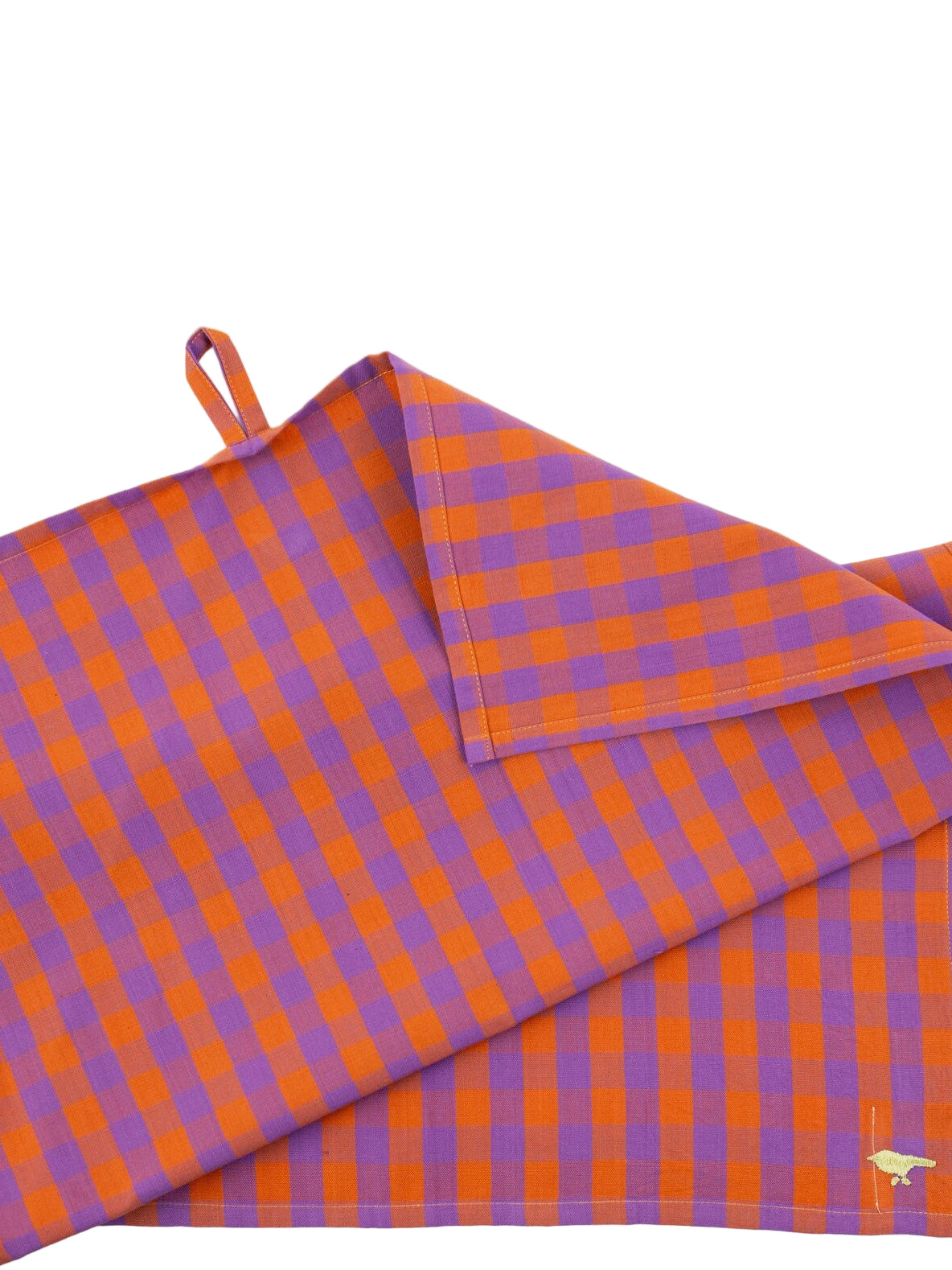 Nina towel, orange/lilac