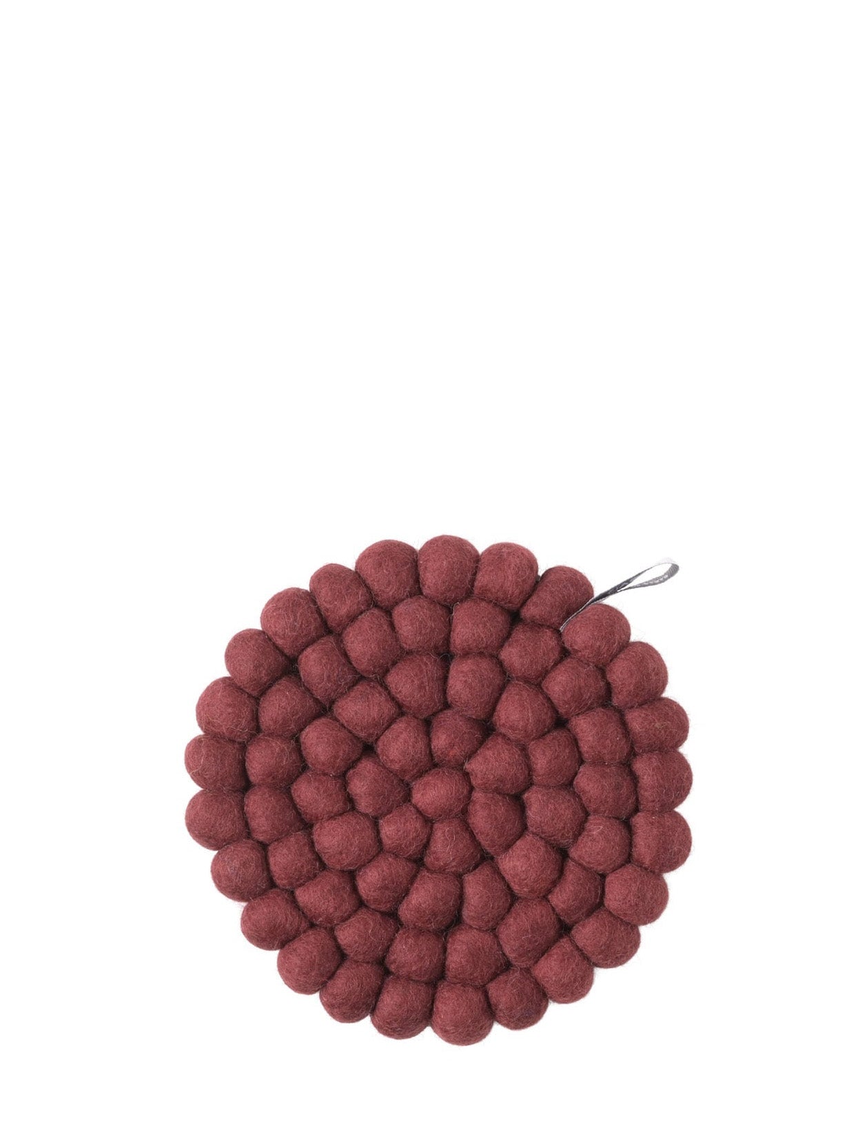 Round trivet, burgundy