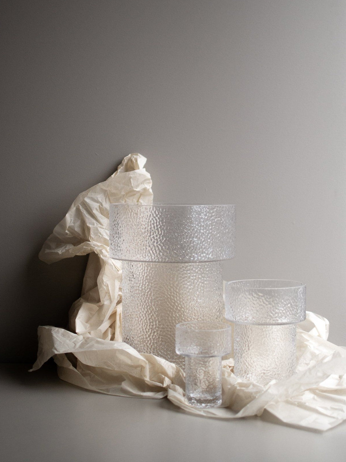 Vase Keeper in Structure glass (M)