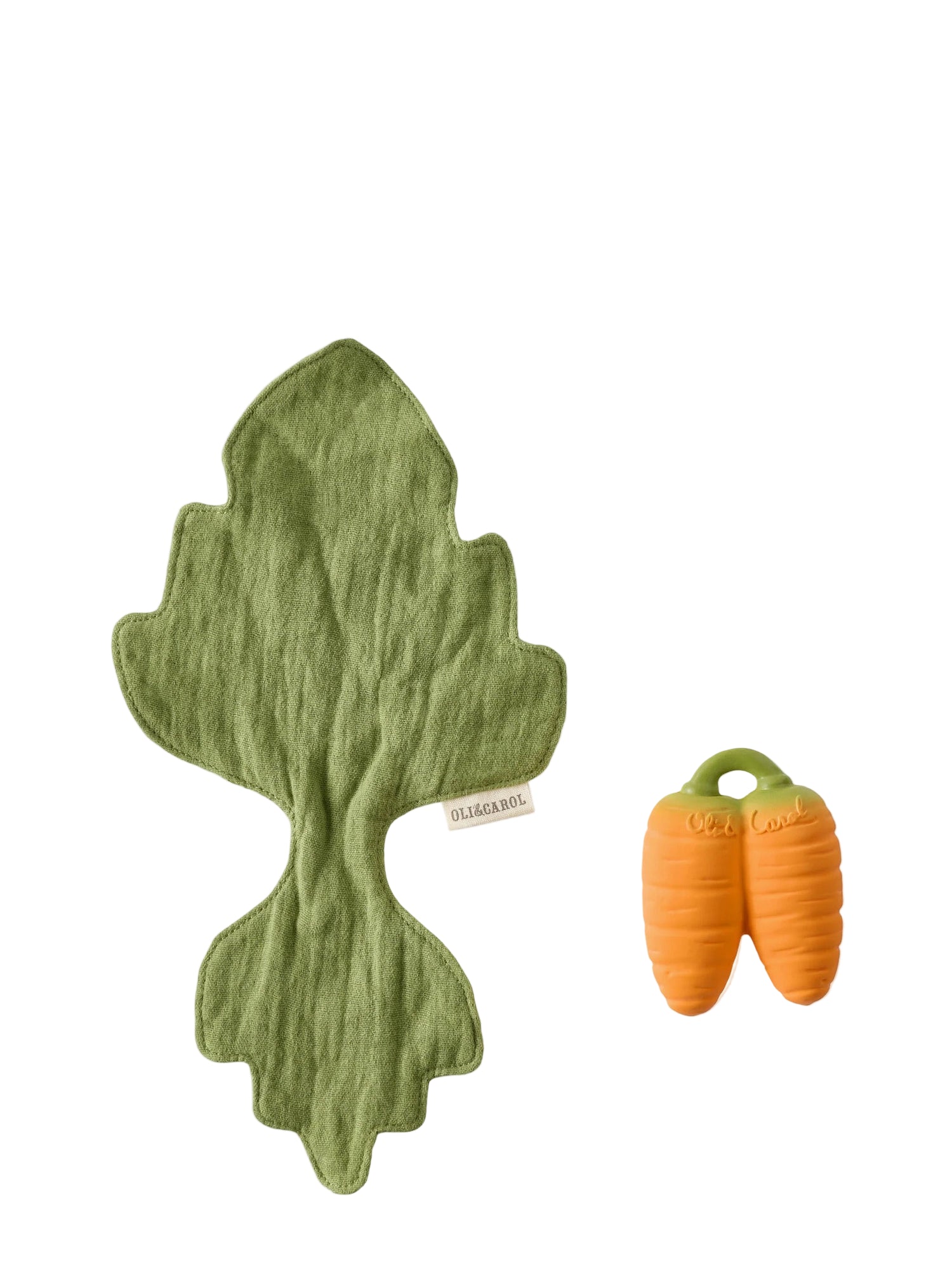Cathy the Carrot mini doudou teether