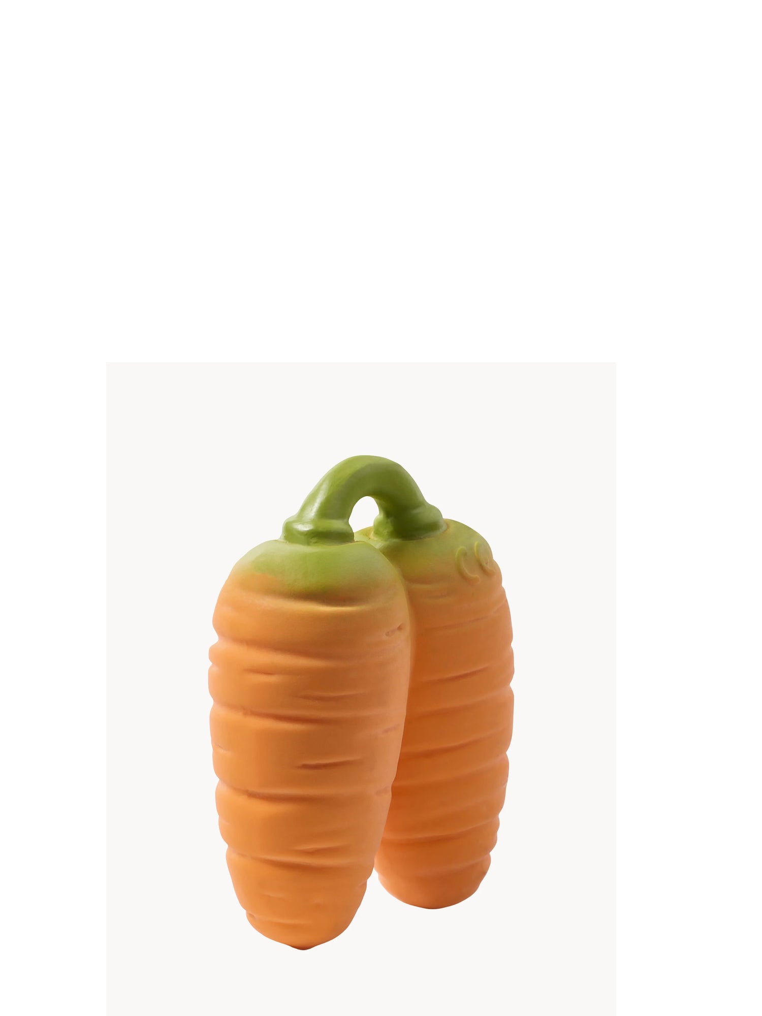 Cathy the Carrot mini doudou teether