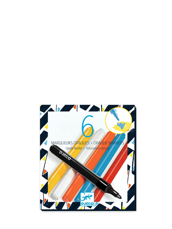 Opaque marker set of 6, Street Art