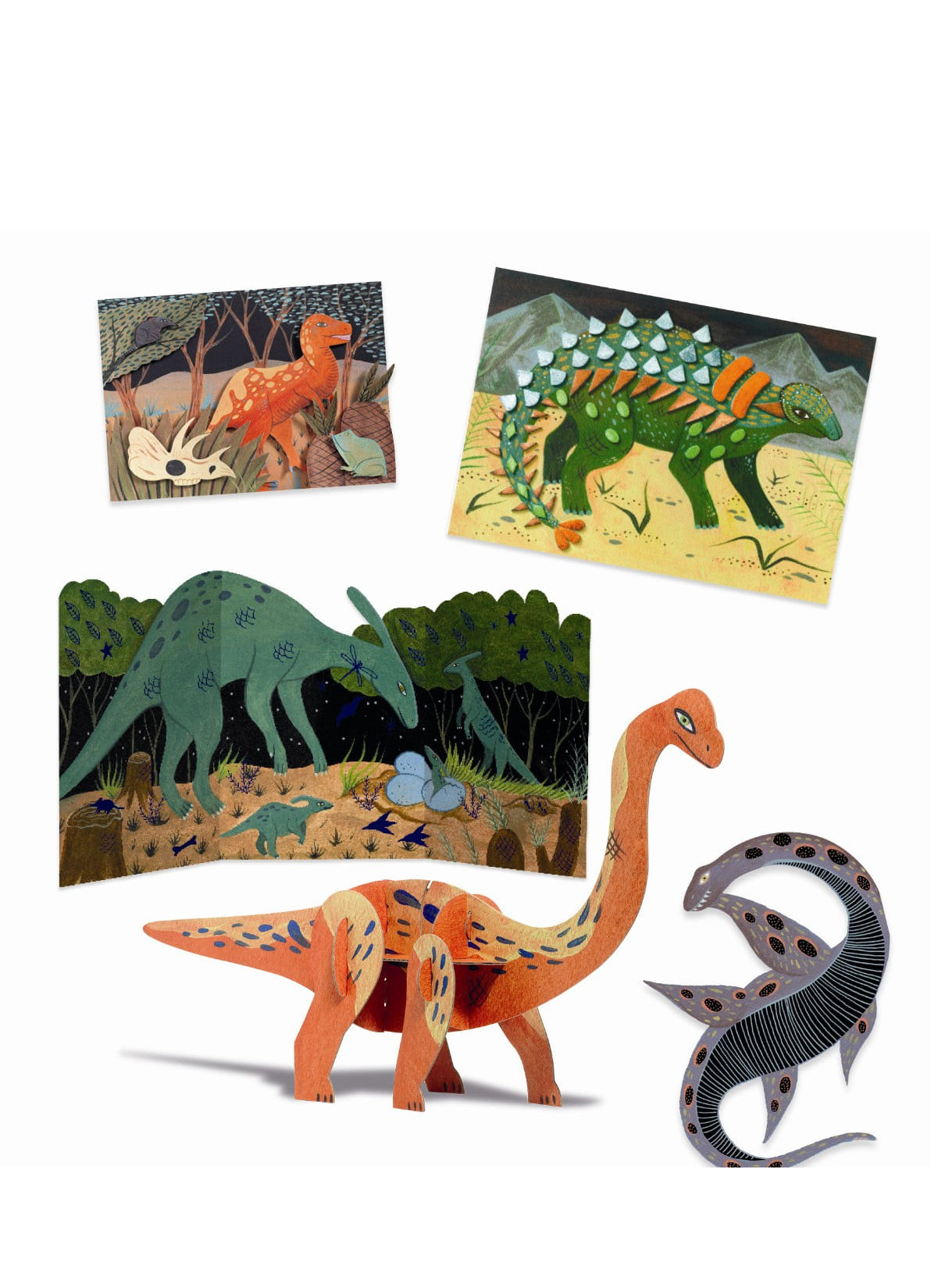 Dinosaurus Box craft set